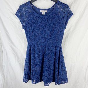 Adam Levine Navy Blue Lace Dress Size M